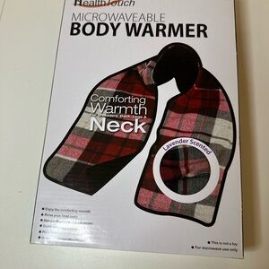 New Health Touch Plaid Microwaveable Body Warmer